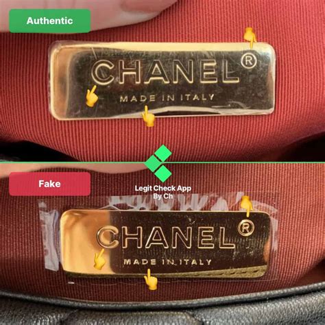 chanel gabrielle original vs fake|chanel counterfeit logo.